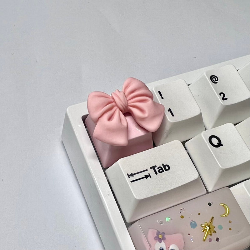 Cute Bow-knot For Cross-axis Mechanical Keyboards Personalized Keycap Set