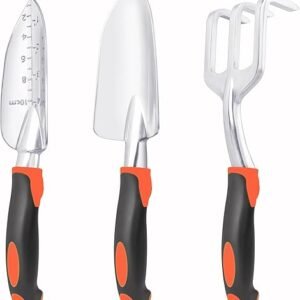 3-Piece Heavy Duty Garden Tools Set - Ergonomic & Durable