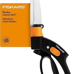 Fiskars 360-Degree Swivel Grass Shears - Precision Cutting Tool