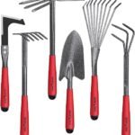 FLORA GUARD 6-Piece Heavy-Duty Garden Tools Set