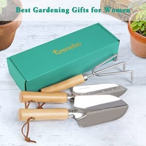 Premium 3-Piece Garden Tool Set with Tote Bag