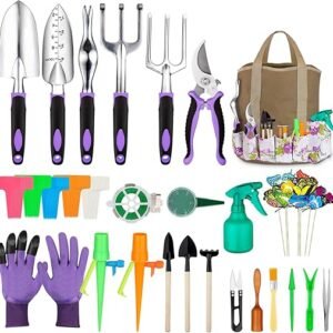 Ultimate 83-Piece Garden Tool Set with Succulent Kit