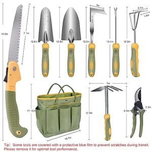 WisaKey 9-Piece Heavy Duty Gardening Tool Set