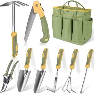 WisaKey 9-Piece Heavy Duty Gardening Tool Set