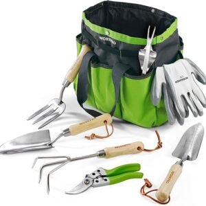 WORKPRO 7-Piece Stainless Steel Garden Tool Set